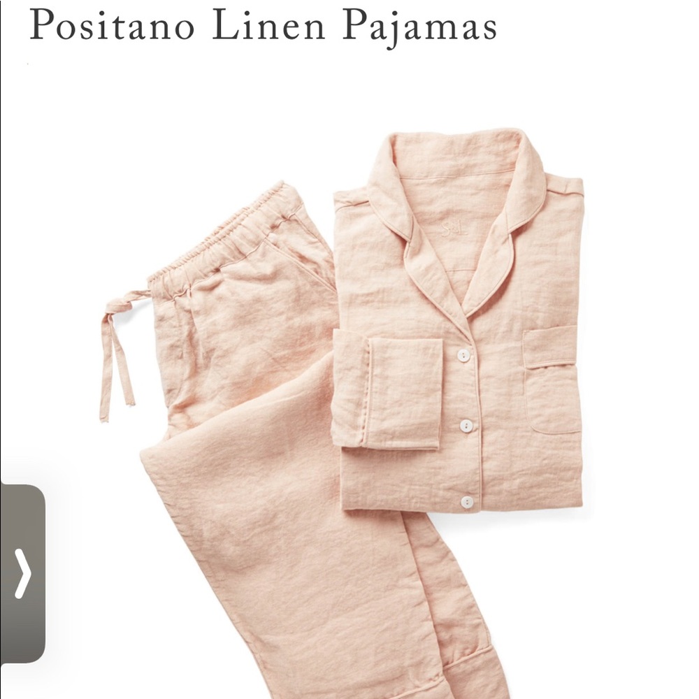 Linen pajamas from Serena & Lily